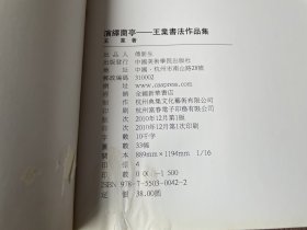 中国美术学院书法专业体系丛书之:演绎兰亭——王业书法作品集