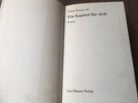 Ein Kapitel für sich(德语 精装)