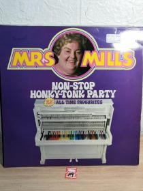 LP 黑胶唱片 NON-STOP HONKY-TONK PARTY 米尔斯夫人Mrs Mills  编号109