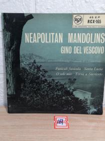 LP 黑胶唱片  NEAPOLITAN MANDOLINS    7寸   GINO DEL VESCOVO