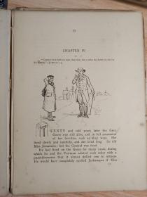 1884年  Randolph Caldecott _ Jackanapes 伦道夫•凯迪克儿童插画经典-尤因夫人《杰卡纳佩斯》极珍贵初版本 大量精美线描
