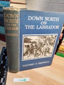 DOWN NORTH ON THE LABRADOR   书顶刷金  WILFRED T. GRENFELL  插图本