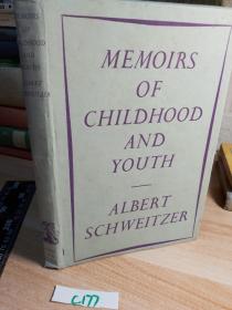 MEMOIRS OF CHILDHOOD AND YOUTH   精装带书衣