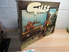 1982年 GILES CARTOONS 英文原版漫画 大量插图 25.5x19.5cm