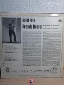 LP 黑胶唱片  frank ifield     弗兰克·艾菲尔德   BORN FREE