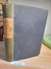 1839年  THE POETICAL WORKS OF EDMUND SPENSER   斯宾塞诗歌   品相不错