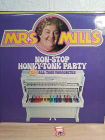 LP 黑胶唱片 NON-STOP HONKY-TONK PARTY 米尔斯夫人Mrs Mills