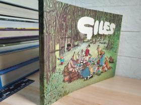 GILES CARTOONS 英文原版漫画 大量插图  25.5x19.5cm