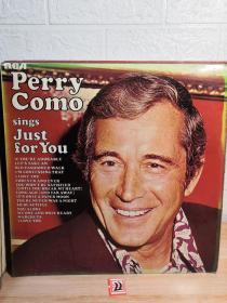LP 黑胶唱片 Perry Como   佩里·科莫    SINGS JUST FOR YOU