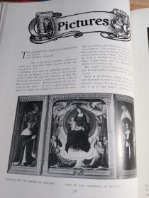 1904年  THE CONNOISSEUR  《收藏鉴赏》  海量插图  含彩图  半皮装帧  27.5x21.5cm
