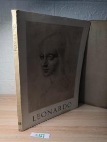 LEONARDO  艺术画册  意大利出版   含32副整页插图    带书匣  30.5x21.5cm