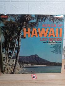LP 黑胶唱片  SONGS OF  HAWAII  12寸  Leo Addeo And His Orchestra 夏威夷轻音乐