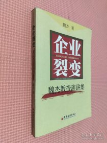 企业裂变 魏杰教授演讲集