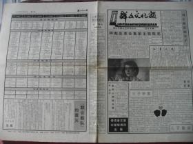 (稀少)河北唐山市《群众文化报》1993年总48期绝版资料