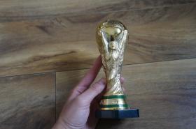 2010年南非世界杯 大力神杯 世界杯模型 奖杯 麦当劳限量版 塑料 高16cm重145g