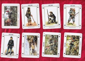 美国南北战争扑克II（ACE世界绘画600系列№619Ⅱ）[外盒塑封已拆]