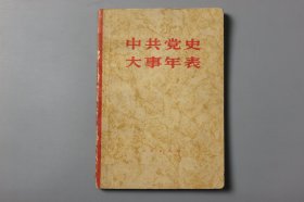 1981年《中共党史大事年表》  中共中央党史研究室/四川人民出版社重印