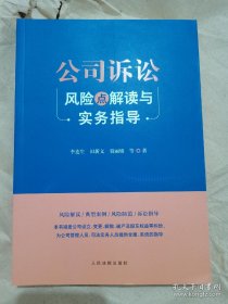 公司诉讼风险点解读与实务指导