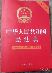 中华人民共和国民法典2024大字版