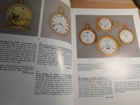 IM[ORTANT CLOCKS,WATCHES, WRISTWATCHES AND BAROMETERS  大量插图  SOTHEBEY'S   大开本 27X21CM