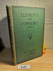 1934年 ELEMENTS OF COMMERCE （part 1）