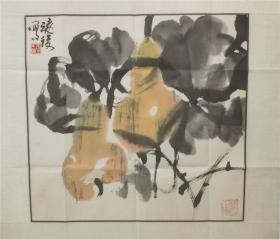 张琦，（重名画家多）。花鸟：福禄，50*50