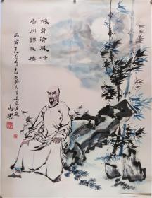 保真，宋鸿宾，人物：郑板桥，76*57