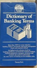 【英语原版】Dictionary of Banking Terms