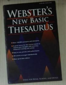 英文原版 Webster's New Basic Thesaurus