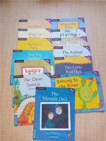 泡泡剑桥儿童英语故事阅读【1（Five Green Monsters+What’s in the Box？+My Dog’s Party）+2（Not Yet,Nathan!+Lucy'Box+The Clever Tortoise+The Moonlit Owl+Wayne's Box）等十三本合售】【The Little Red Hen扉页有笔迹】