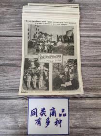 新闻图片 俄文版 文艺博物馆 16张全 1953年