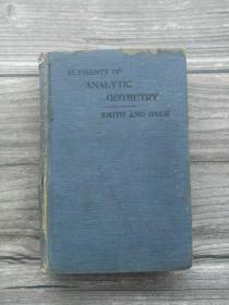 THE ELEMENTS OF ANALYTIC GEOMETRY