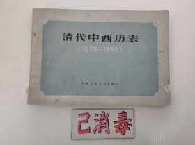 清代中西历表 1573-1840