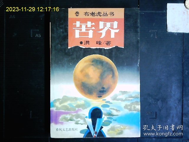 《苦界》洪峰著，一个援非青年医生落入黑帮，开始了充满悬疑的传奇生涯。1993一版一印