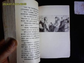 《青石堡》朱剑著，苏北串场河畔青石堡大队社会主义教育运动长篇小说，杨晓岗封面设计，陈丹青插图7幅，好品，1976一版一印