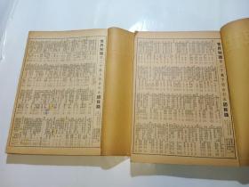 世界知识 1949年第二十卷 第1期到12期，13期到24期+增刊第一期、增刊第二期（共26本合订成上下两本）