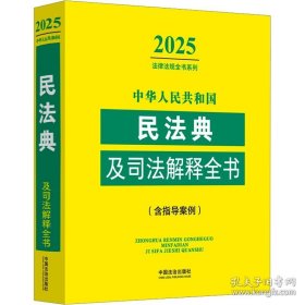 正版 中华人民共和国民法典及司法解释全书 中国法制出版社