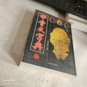 甲骨文字典 上下 老教授藏书