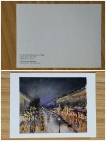 外国明信片。法国画家毕沙罗，美术绘画，品如图，，