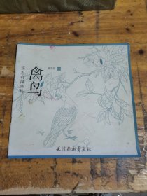实用白描画稿：禽鸟