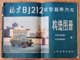 北京BJ212轻型越野汽车构造图册