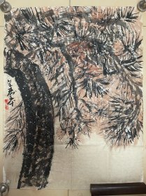 名家画家董寿平花鸟画国画字画书画纯手绘作品水墨画成品条幅竖版