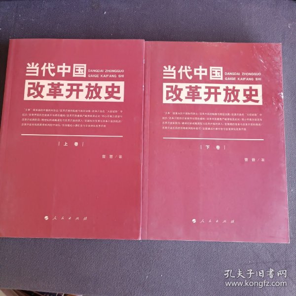 当代中国改革开放史（上下卷 全二卷 2本合售）