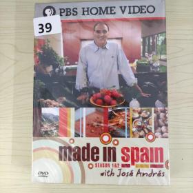 39纪录片 西班牙美食乐 Made In Spain 安德鲁斯与西班牙美食8DVD  全新