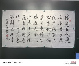 书法软片，陶渊明《饮酒》诗一首
