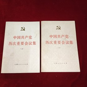 中国共产党历次重要会议集 上下