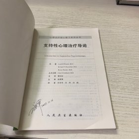 心理治疗核心能力系列丛书·支持性心理治疗导论（翻译版）