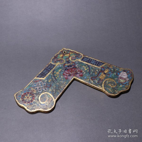 清 掐丝珐琅彩八宝纹磬