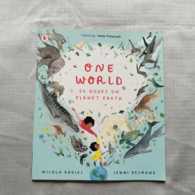 ONE WORLD 24 HOURS ON PLANET EARTH 英文绘本 平装绘本 儿童绘本 大开本