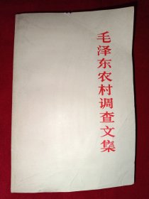 毛泽东农村调查文集